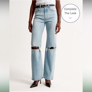 Abercrombie curve love 90s relaxed Jean